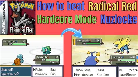 Hardcore Mode Questions : r/pokemonradicalred .
